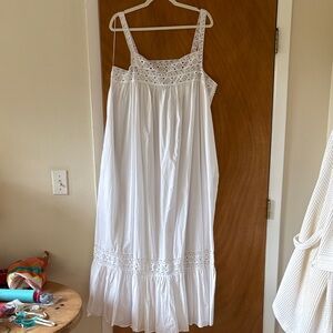 J. Crew Athena White Lace Dress